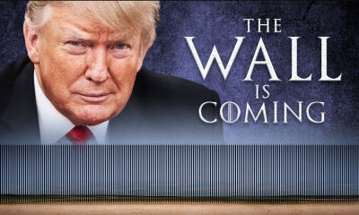 The wall is coming Trump poster